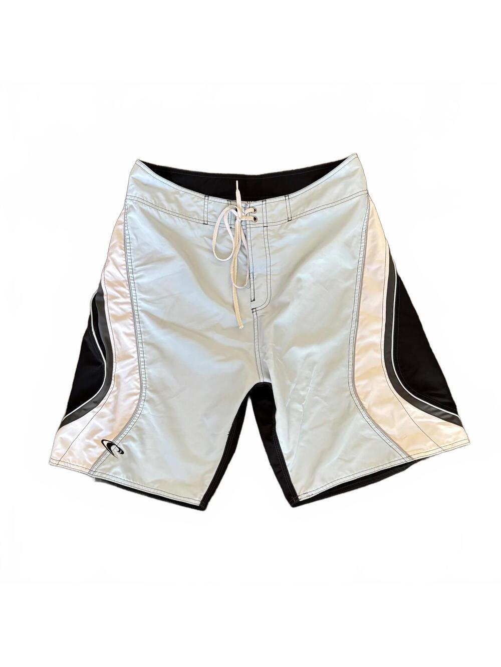 Vintage White and Blue O'Neil Board Shorts